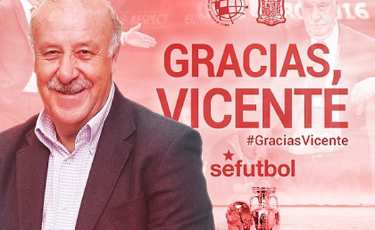 NÓNG: Vicente Del Bosque chính thức rời ĐT Tây Ban Nha